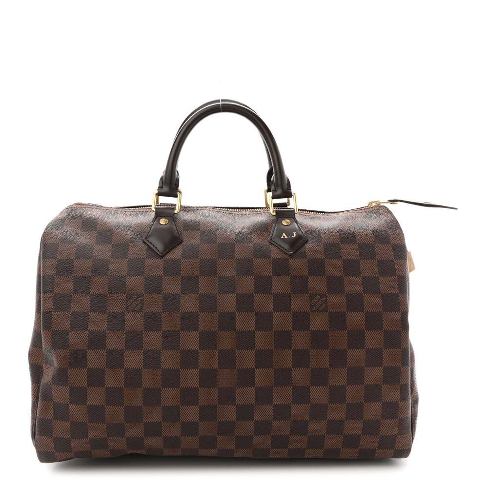 Louis Vuitton Damier Ebene Speedy 35 #269288L10B